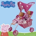 thumbnail image 5 of Peppa Pig Doll Twin Stroller - Pink & White Dots - Fits Dolls up to 24", Easy to Fold for Storage & Travel, For Dolls Plushes & Stuffed Animals, Pretend Play For Kids Ages 3+, 5 of 5