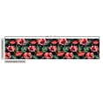 thumbnail image 3 of Ambesonne Floral Fabric by the Yard Upholstery, Romantic Poppy Buds Blossoms, 10 Yards, Charcoal Grey Multicolor, 3 of 5