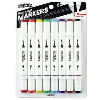 ArtSkills 5.75 Broad Line Metallic Silver and Gold Permanent Markers 
