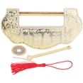 thumbnail image 2 of Cerradura de puerta Jadeshay Juego de cerradura tallada china candado antiguo, 2 of 8
