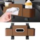 thumbnail image 1 of Organizador de respaldo de asiento de automóvil con portavasos y caja de pañuelos Caja de almacenamiento de cuero multifunción para respaldo de asiento de automóvil con ganchos y soportes para, 1 of 7