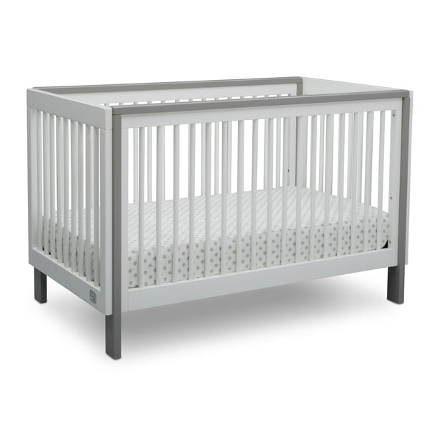 Serta Fremont 3 In 1 Convertible Crib White Gray Walmart Com Walmart Com
