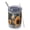 Blue Sunflower Golden, variant on 12oz Tumblers Beige Sunflower Pattern Vacuum Insulated Stainless Steel Travel Tumbler Cups Mug with Lid and Straw for Beer,Coffee,Beverages with Cleaning Brush for Cold & Hot Drinks