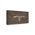 thumbnail image 2 of Trademark Fine Art 'Longhorn I Taupe' Canvas Art by Wellington Studio, 2 of 3