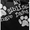 thumbnail image 5 of Siblings Have Paws Funny Animal Pet Toddler Boy Girl T Shirt Infant Toddler Brisco Brands 12M, 5 of 6