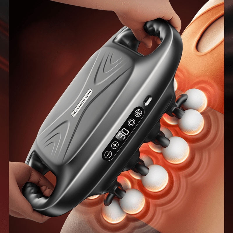 Massager - 20-Head Massage Gun for Deep Tissue with 30 Intensity Levels & 3 Smart Modes, 50kg Deep Pressure, Massager for Shoulder, Back, Waist, and Body Deep Tissue, Fast Relief