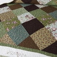 thumbnail image 3 of Boho Quilt with Decorative Print Patchwork, 3 of 3