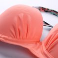thumbnail image 4 of Womens Swimsuit Women's Bikini Swimsuits Women Vintage Swimsuit Two Piece Retro Halter Ruched High Waist Print Bikini Set, 4 of 7