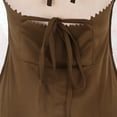 thumbnail image 6 of Karymi Cocktail Dresses for Women Solid Halter Mini Dress with Long Flowing Fringe, Deep V Neck Suede-Like Bodycon Side Slit Party Date Dress Plus Size Dresses, 6 of 9