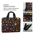 thumbnail image 4 of FORMRS 16" Laptop Bag Carrying Sleeve Case with Handle Travel Shoulder Briefcase, Moon Pattern, 4 of 8