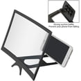 thumbnail image 4 of Phone Screen Magnifier Enlarger, 12" Foldable 3D Screen Smart Phone Amplifier Zooms 3-4 Times with Curved Surface Design, Magnifier Film for All Smart Phone, 4 of 5