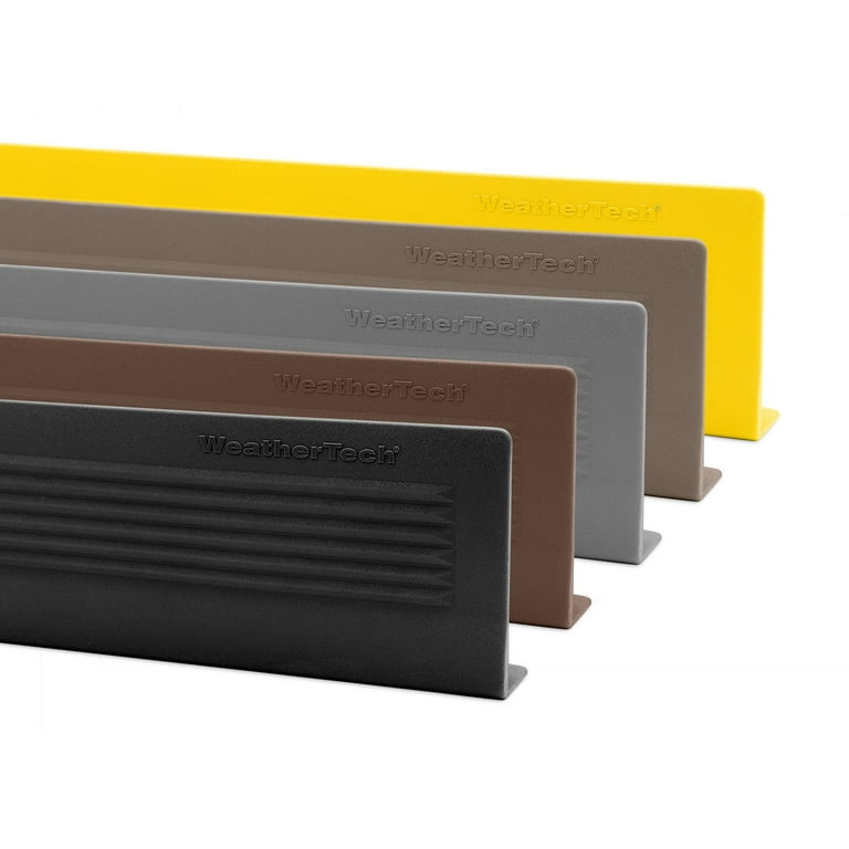 WeatherTech StairEdge Non-Slip Self-Adhesive Stair Tread Edge Protector Grey 35.5 Inch - 5 Pack