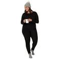 thumbnail image 7 of Fruit of the Loom Women's & Women's Plus Waffle Thermal Union Suit Pajama, 7 of 7