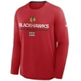 thumbnail image 5 of Men's Fanatics Red Chicago Blackhawks Authentic Pro Centennial Rink Tech Long Sleeve T-Shirt, 5 of 7