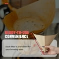 thumbnail image 4 of 200ct Pre-folded Unbleached Cone Coffee Filters, Upgraded 30% Natural Thicker Paper for Pure Taste, Compatible with Pour-Over Coffee Makers, 4 of 4