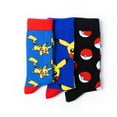 thumbnail image 3 of 6 Pack Pikachu Show Socks Middle Tube Soft and Breathable Socks, 3 of 5