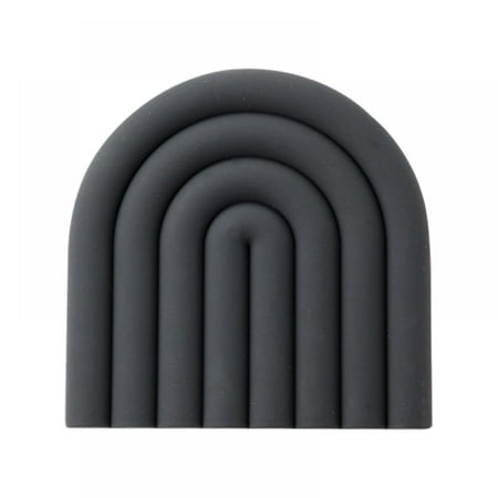 

Anti-hot Bowl Mat Coasters Rainbow Personality Silicone Pot Pad Mat Kitchen Heat-resistant Plate Pad Home Table Insulation Pad