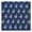 Leprechaun - Navy Blue, variant on Men's Happy Saint Patrick's Day Leprechaun Holding Drinks Pattern Pocket Square Handkerchief Hanky - Yellow