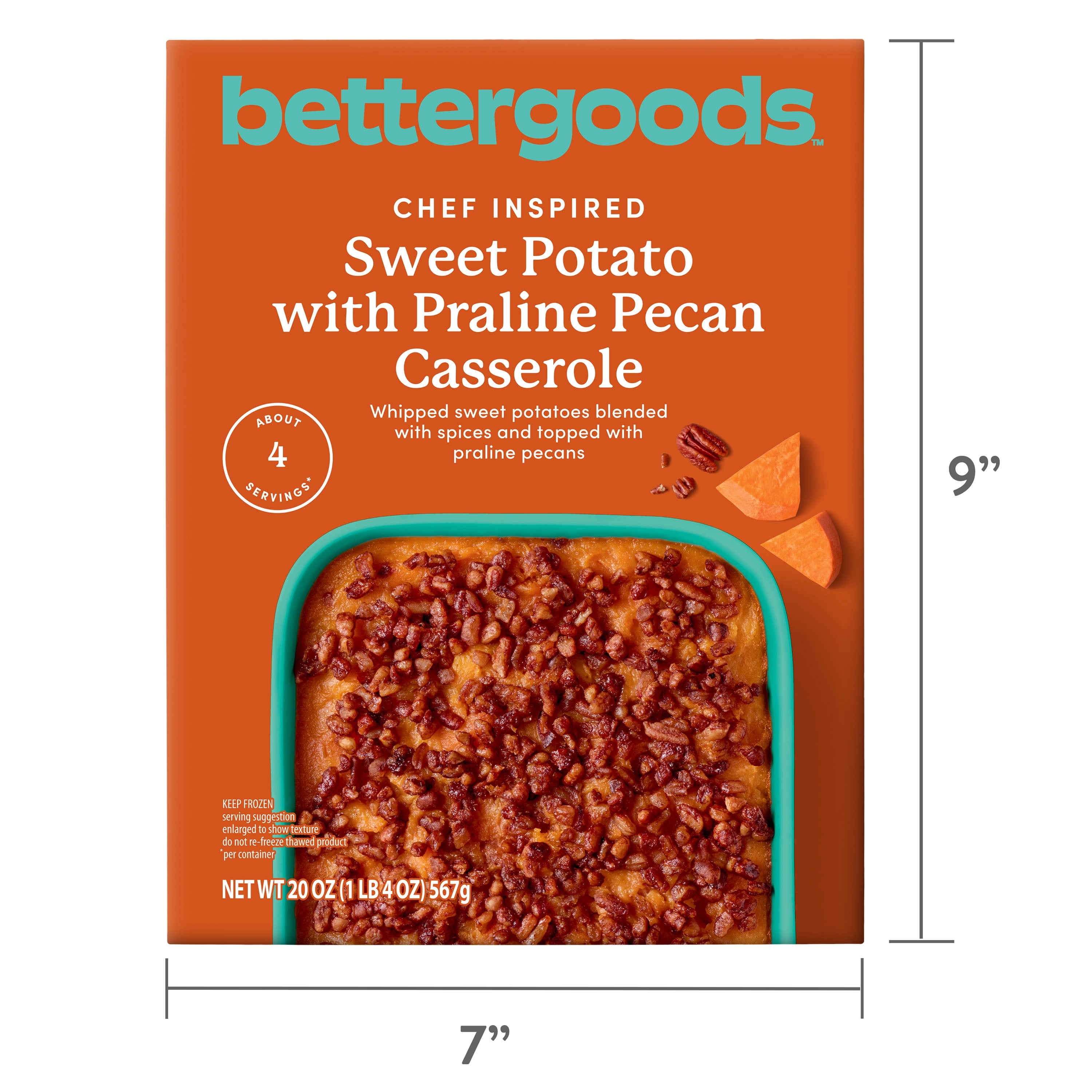 bettergoods Sweet Potato and Praline Casserole, 20 oz