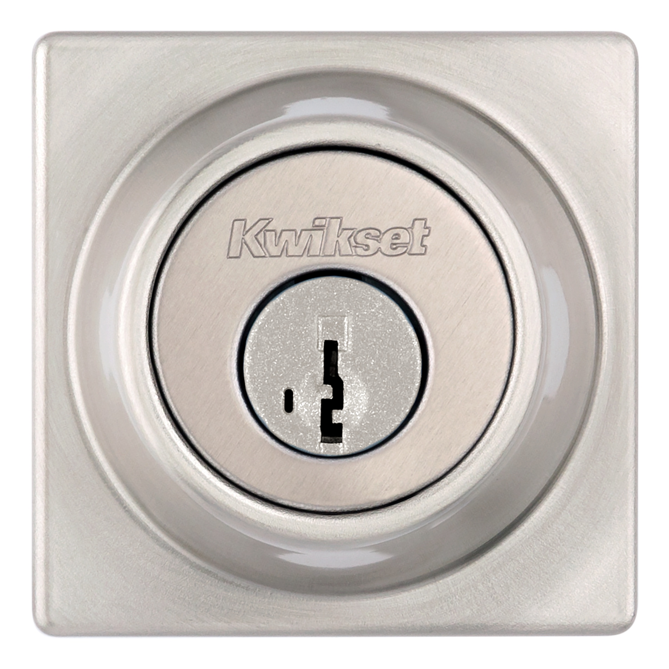 660 Keyed 1 Side Deadbolt w/Square Rose