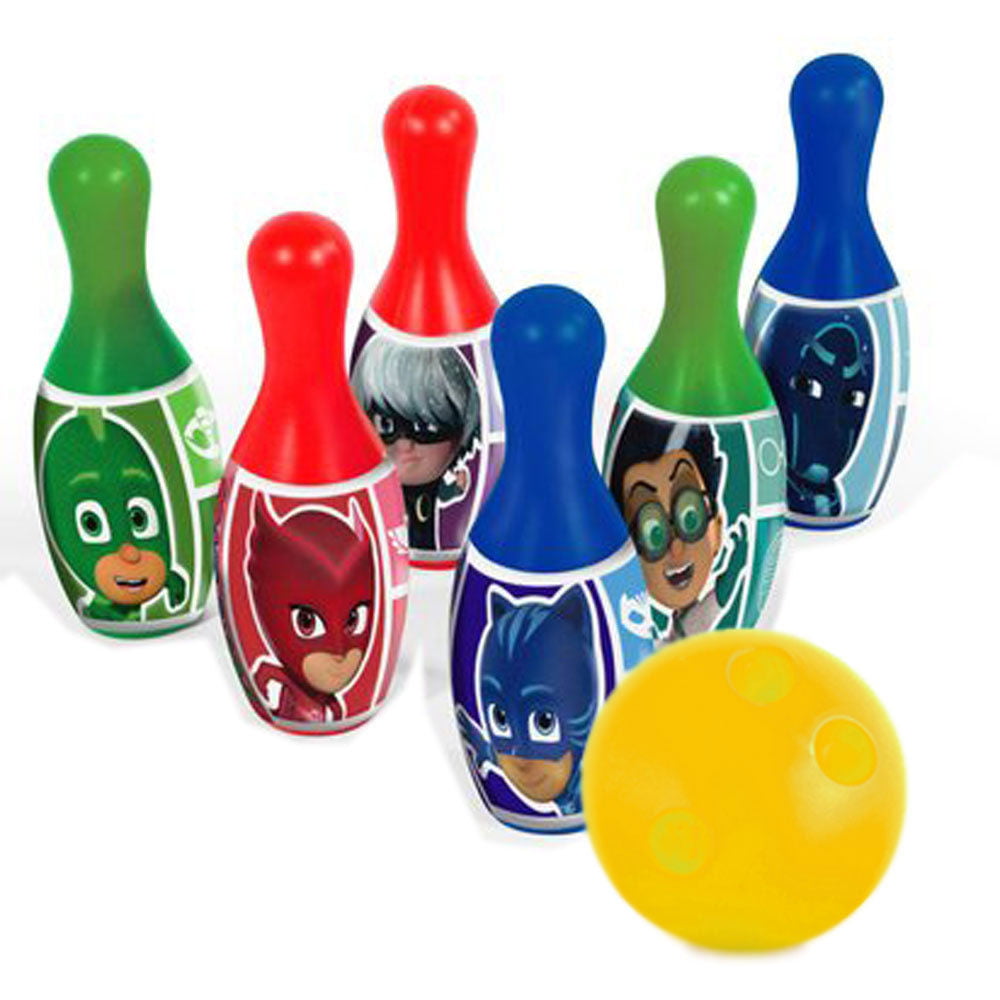 Disney PJ Masks Bowling Set Toy Gift Set For Kids Indoor Outdoor Fun 