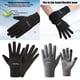 thumbnail image 5 of Guantes cálidos de invierno Qarigey para hombres color negro tamaño L, 5 of 6