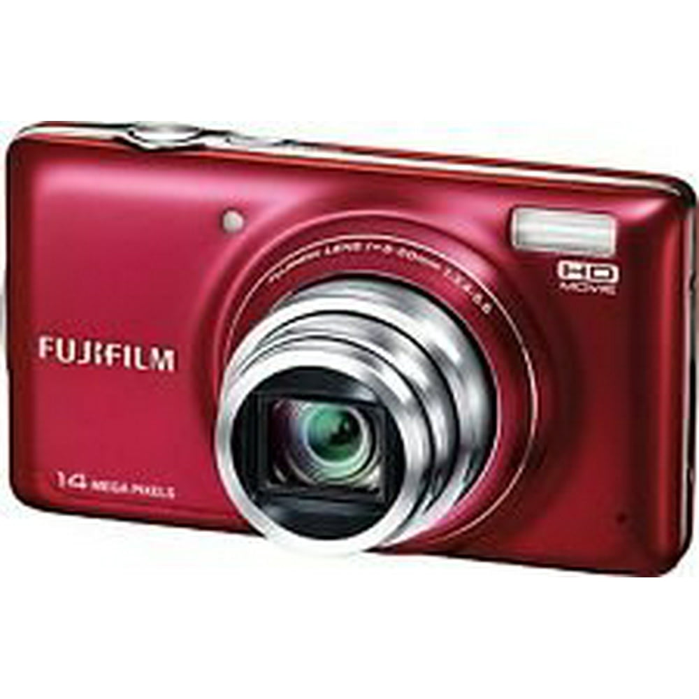 Fujifilm 14MP Red Digital Camera 10X Optical Zoom, HD Movie, Panorama T350RD