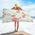 thumbnail image 2 of Matoen Microfiber Oversized Lightweight Beach Towel 59"x30" Thin Sand Free Towels Travel Swim Pool Yoga Gym Camping for Adults Women Men, 2 of 7