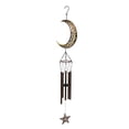 thumbnail image 4 of Hometrends 35" H Moon & Star Bronze Metal Outdoor Wind Chime, 4 of 5