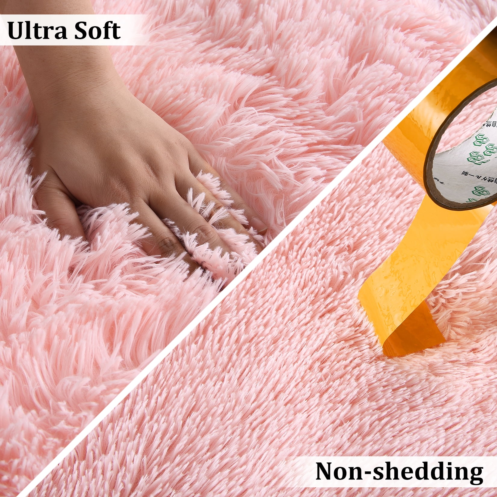 Kselythan  Faux Fur Rug for Bedroom,Area Rugs for Living Room,Ultra Soft Plush Modern Indoor Fuzzy Carpet ,Thick Faux Fur Shag Rug Non-Slip Carpet ,For Bedroom,Living Room,Home Decor Rug