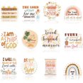 thumbnail image 2 of shiyou-Inspirational Bible Verse Refrigerator Magnets - 12PCS Boho Bible Verse Magnets for Fridge Motivational Religious Jesus Phrase Scripture Refrigerator Magnets for Home Kitchen Office Decor, 2 of 4