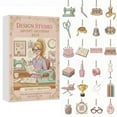 thumbnail image 1 of Design 2025 Advent Calendar 24 Days Countdown Set With 2D Acrylic Charms For Christmas Birthday Home Decorations And Festive Celebrations, 1 of 6