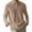 ZA Khaki, variant on Polo Shirts for Men Casual Solid Color Henry Lapel Breezy Short Sleeve Breathable Tops Loose T Shirts for Man Black L
