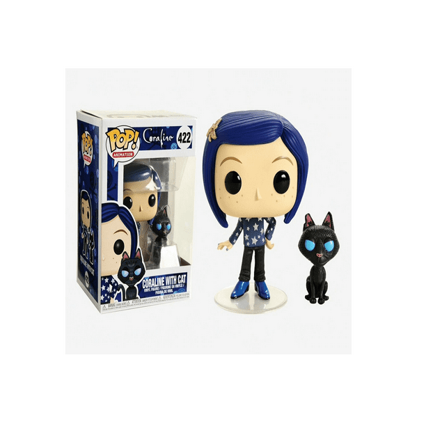 Funko Pop Animation: Coraline - Coraline with Cat Vinyl Figure - Walmart.com - Walmart.com