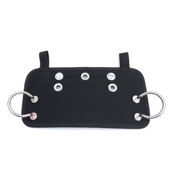 Scuba Diving Plate Manija para BCD tornillos plate Side Mount utright 60102-1 Arnés de buceo Negro Cola Butt plate de buceo