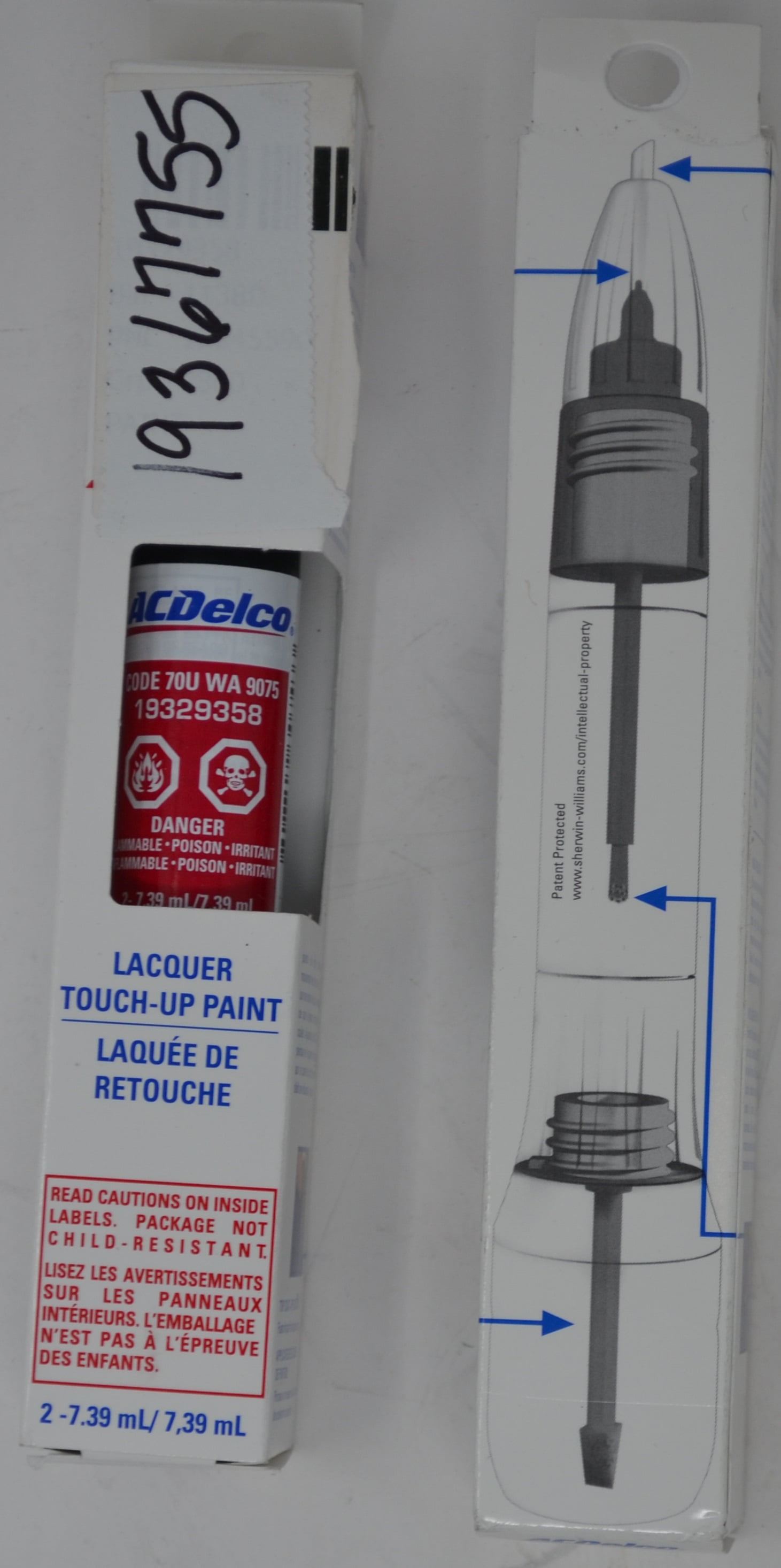 OEM Genuine GM ACDelco 4 in1 Touch Up Paint CODE 70U WA9075 TORCH RED
