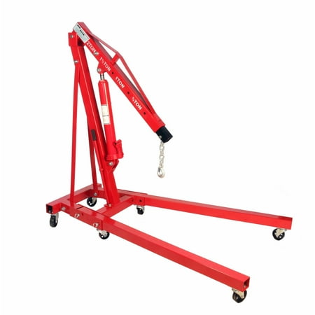 Dragway Tools 2 Ton Folding Hydraulic Engine Hoist Cherry Picker Shop Crane