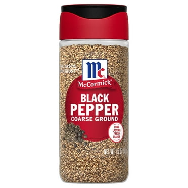McCormick Non-GMO Kosher Coarse Ground Black Pepper, 1.5 oz Bottle