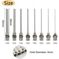 thumbnail image 2 of 16 agujas de jeringa de acero inoxidable de 1,5 pulgadas con punta roma y conector Luer Lock para rellenar jeringas de pegamento (10/12/14/16/18/20/22/24G)., 2 of 9