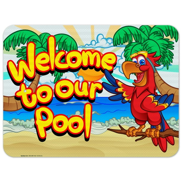 To Our Pool Sign, Outdoor Pool Decor Sign,