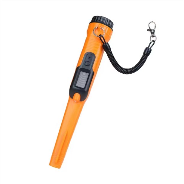 Detector de Metales Impermeable con Puntero y Pantalla LCD, de Alta Sensibilidad y Portátil.