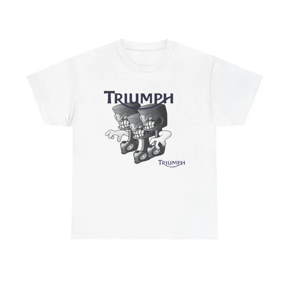 Angry Pistons Christmas Vintage Motorcycle Power Machine Art Unisex T-Shirt, up to size 5XL