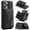 black, variant on 2 in 1 Detachable Wallet Phone Cases Compatible with iPhone14/15/16/17/plus/pro/pro max Case with Card Holder Men Magnetic Leather Cover