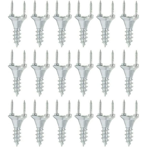 nipocaio Solid Wood Baseboard Seamless Nails,y-shape Invisible Nail,double-headed Self-tapping Screws Foot Line Special Nails Invisible Security Screws (1.5cm)