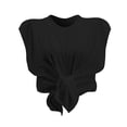 thumbnail image 3 of Fashion Irregular Tied T Shirt, 3 of 3