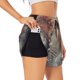 thumbnail image 1 of Balery Elephant in Smoke Pantalones cortos deportivos para mujer con forro y dos bolsillos, elásticos, para entrenamiento, gimnasio, yoga-Small, 1 of 7