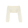 thumbnail image 4 of LSCN by LASCANA Women's Cropped Off The Shoulder Top, 4 of 6