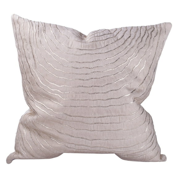 A & B Home Ridged Decorative Throw Pillow
