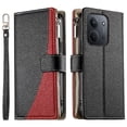 thumbnail image 1 of Funda cartera GANGXUN para Xiaomi Redmi 15C , cuero PU con tarjetero, cremallera, correa de mano, soporte y protección 751°, 1 of 6