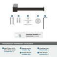 thumbnail image 5 of Amerock Monument Oil-Rubbed Bronze Single Post Toilet Paper Holder, 5 of 8